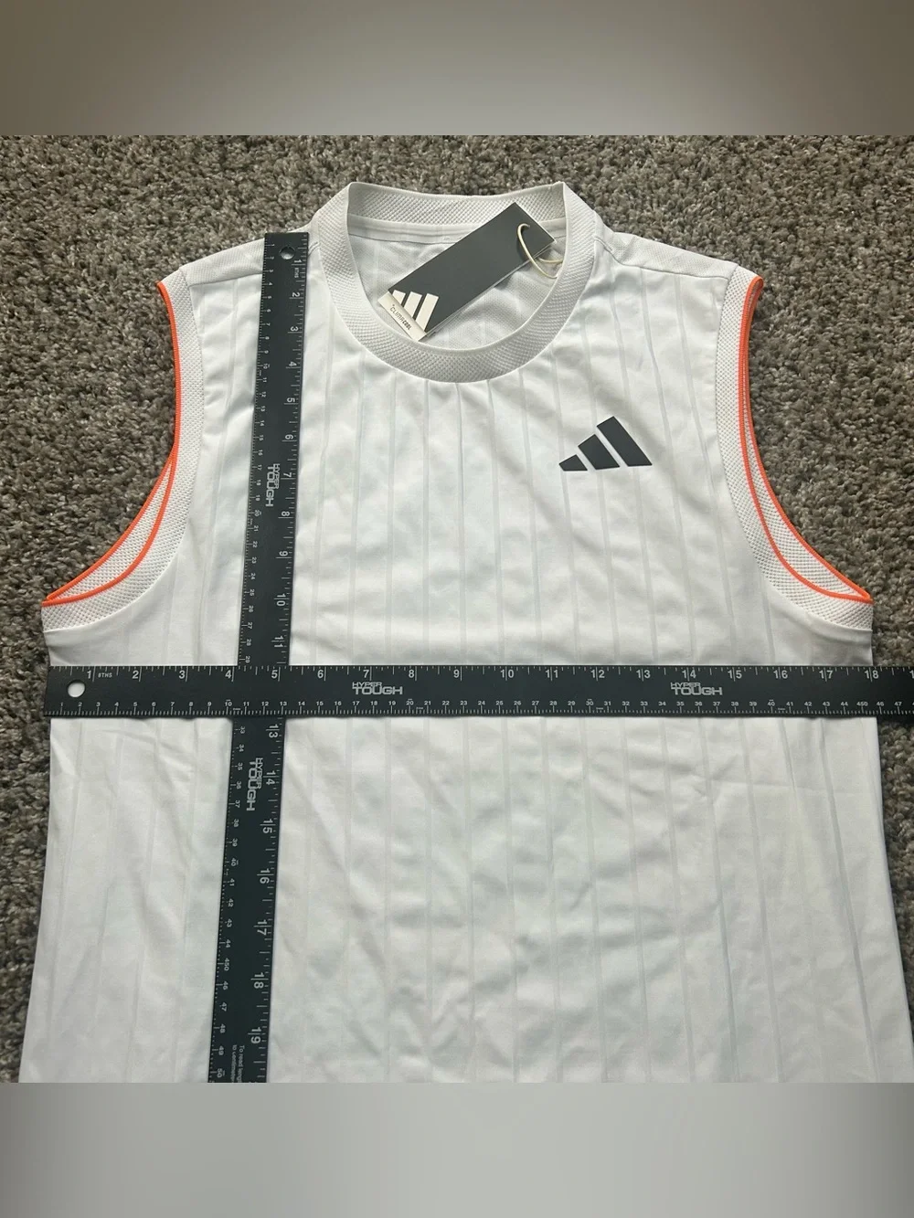Adidas Climacool Tennis Tank Top Pro White Shirt Men’s Size Small KG6055